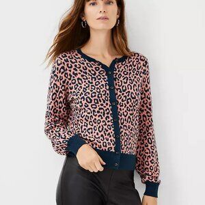Ann Taylor Animal Print Sweater